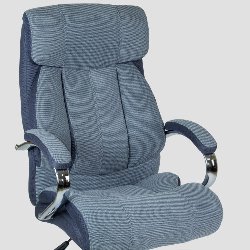 Кресло K-303 BIG SIZE XXL для руководителя серая ткань